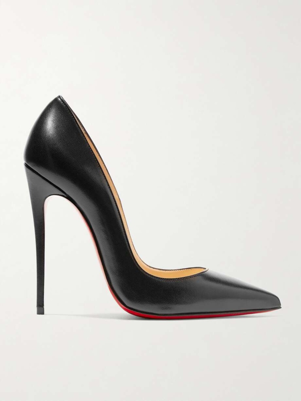 Christian Louboutin size 37.5 So Kate Black Pointed Leather Pumps